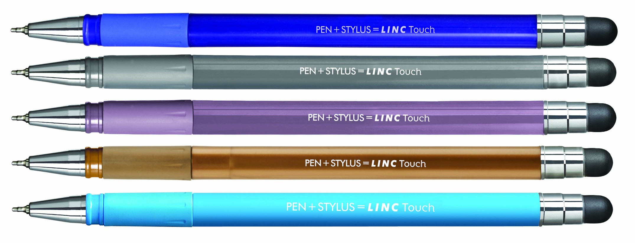 Ручка шариковая синий стержень Linc TOUCH - изображение 1