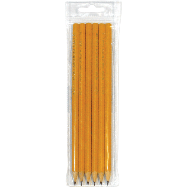 Набор карандашей 06шт. (2Т, Т, 2-ТМ, М, 2-М) в пластик. упаковке "Конструктор" - изображение 1
