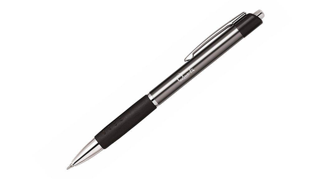 Ручка автоматическая шариковая синий стержень 0.7мм UNIMAX QUARTZ Classic графит. корп. - изображение 1
