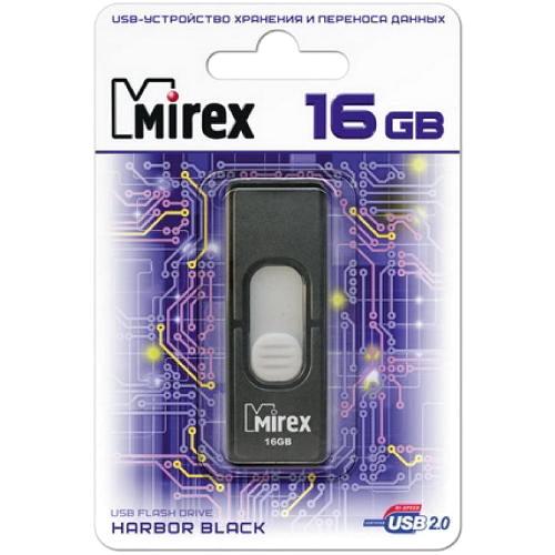 Флеш-память 16GB Mirex Harbor blaсk USB - изображение 1