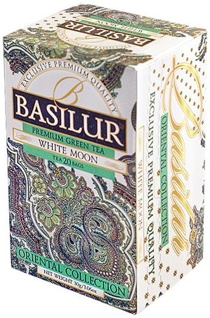 Чай "Basilur" Oriental Collection пак 25*1,5г*24 White Moon зел.кит.байх.мел. Белая Луна - изображение 1
