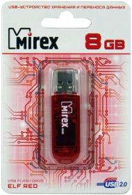 Флеш-память  8GB Mirex  ELF RED USB