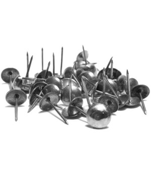 Кнопки канцелярские метал.никелированые 10мм 100 шт./в короб. - изображение 1