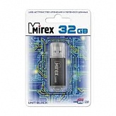 Флеш-память 32GB Mirex Unit black 32Gb USB