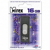 Флеш-память 16GB Mirex Harbor blaсk USB