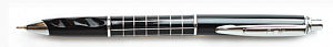 Ручка шариковая Flair подарочная авт. синяя, черн/хром STRECTRUM