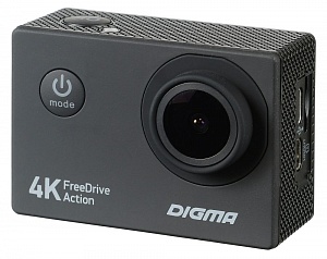 Видеорегистратор Digma FreeDrive Action 4K черный 8Mpix 2160x3840 2160p 140гр. ACT 4K